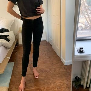 Hudson Black Skinny Jeans (27)